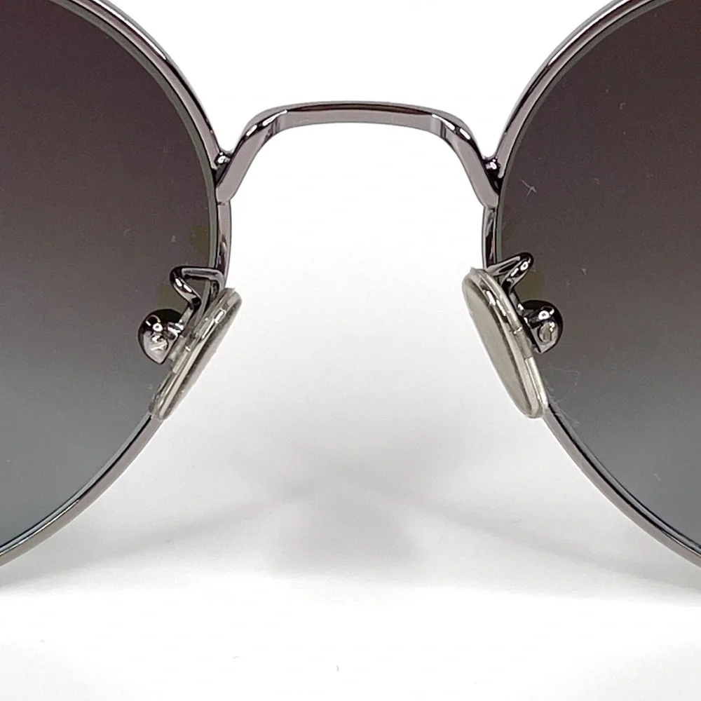 TOM FORD Declan Sunglasses NEW Shiny Light Ruthenium / Green Made In Italy